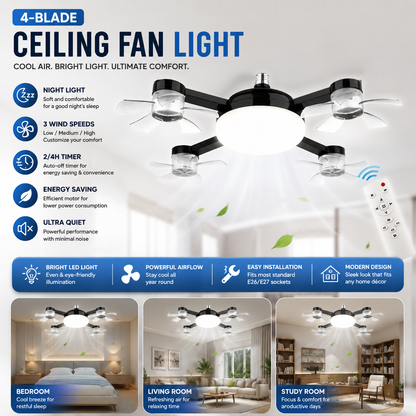 AeroGlow™ Smart Ceiling Fan Light