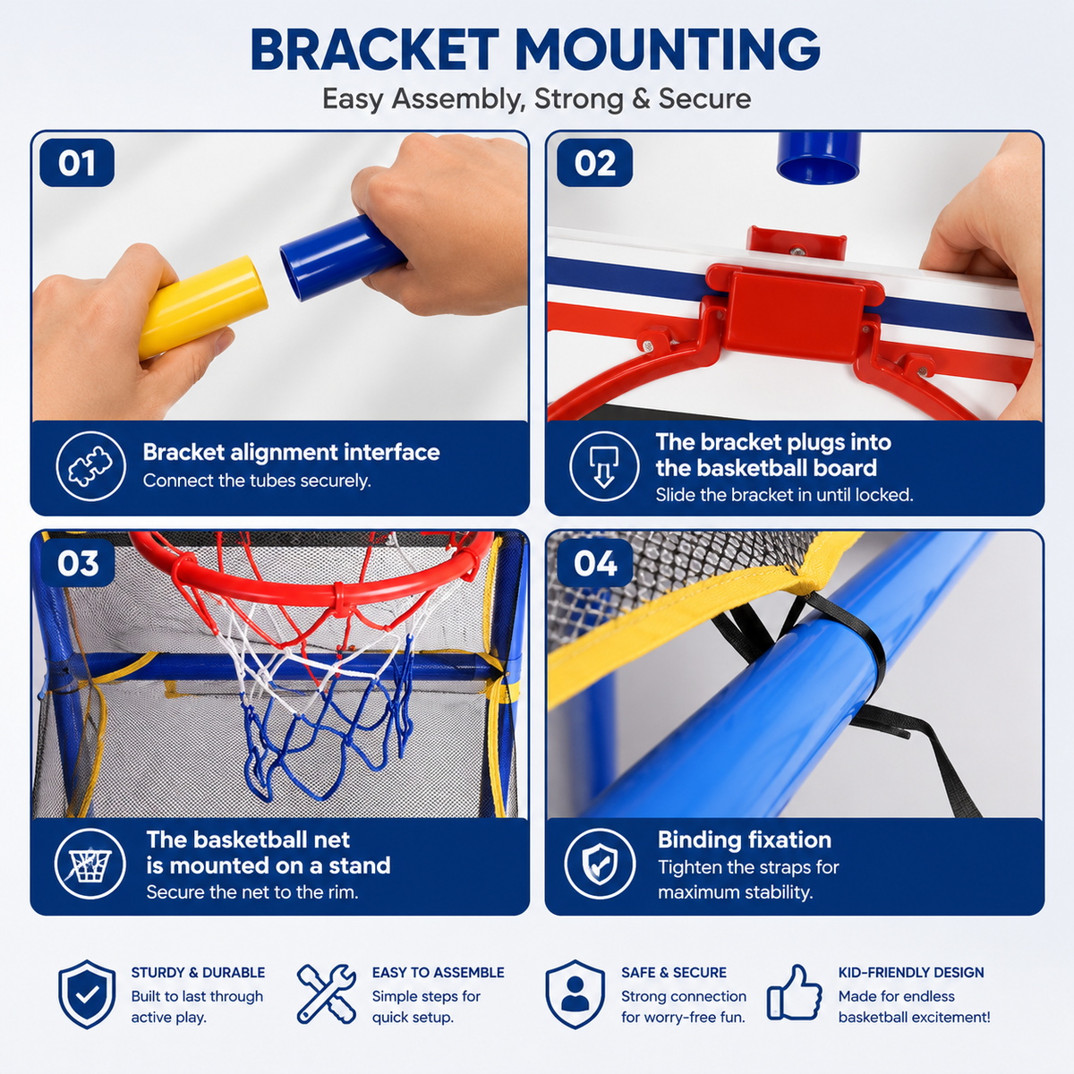 Bounce & Score™ | Kids Arcade Basketball Game Set