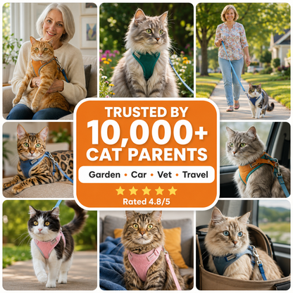 PurrGuard™ Escape-Proof Cat Harness