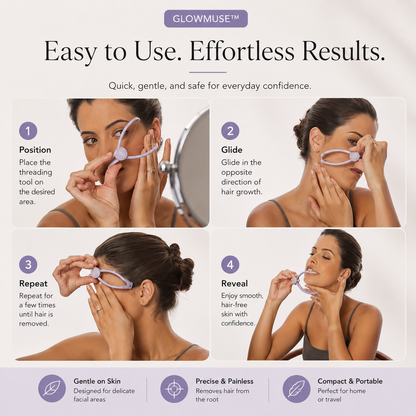 GlowMuse™ Facial Hair Remover