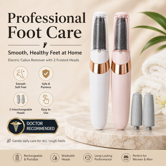 HeelGlow Pro™ | Electric Callus Remover