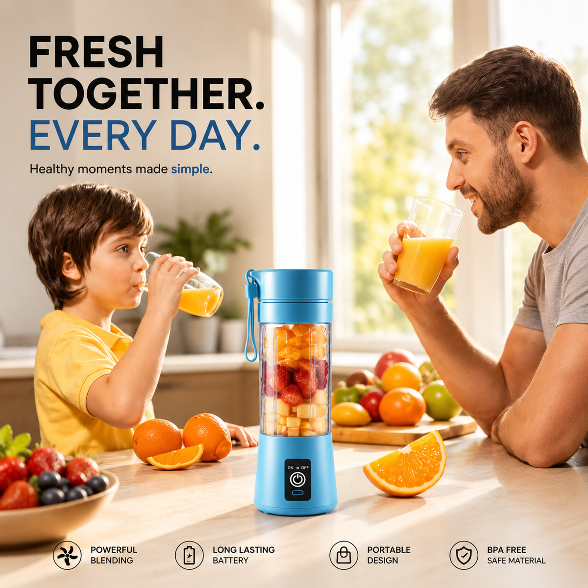 SmoothSip™ Personal Smoothie Maker