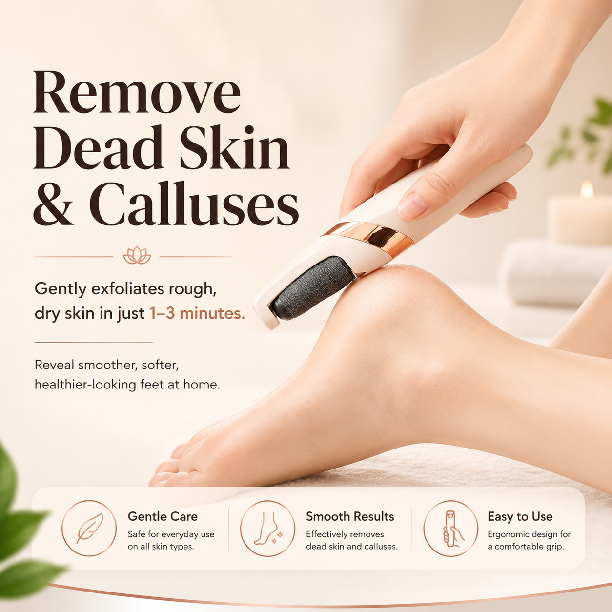 HeelGlow Pro™ | Electric Callus Remover