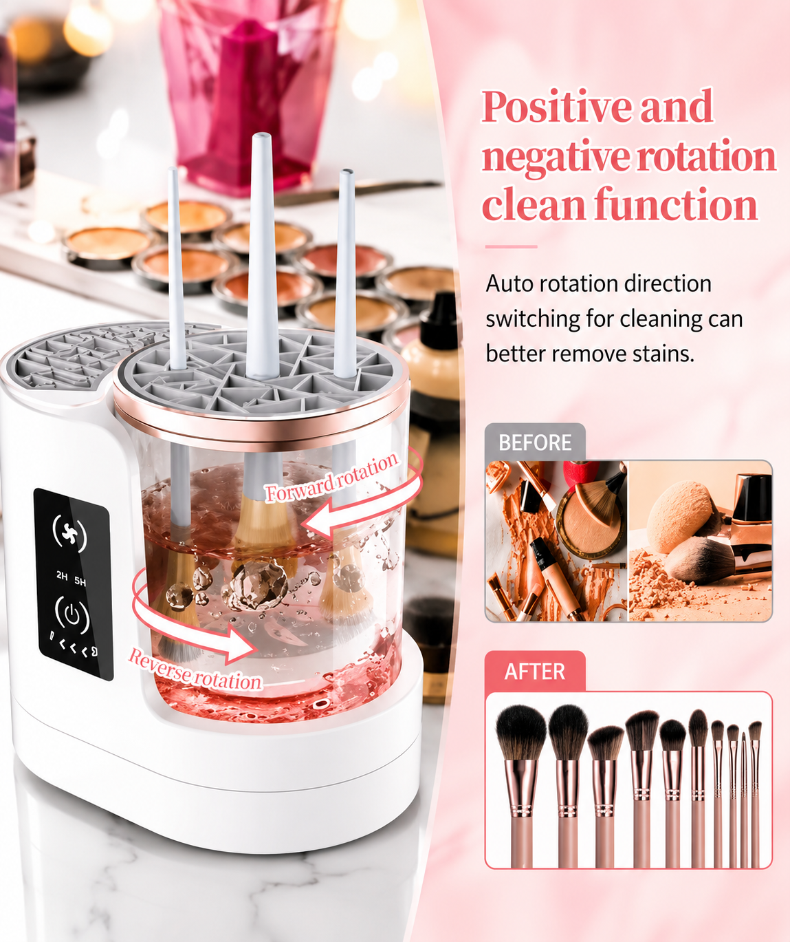 Electric Makeup Brushs Cleaneing Machine
