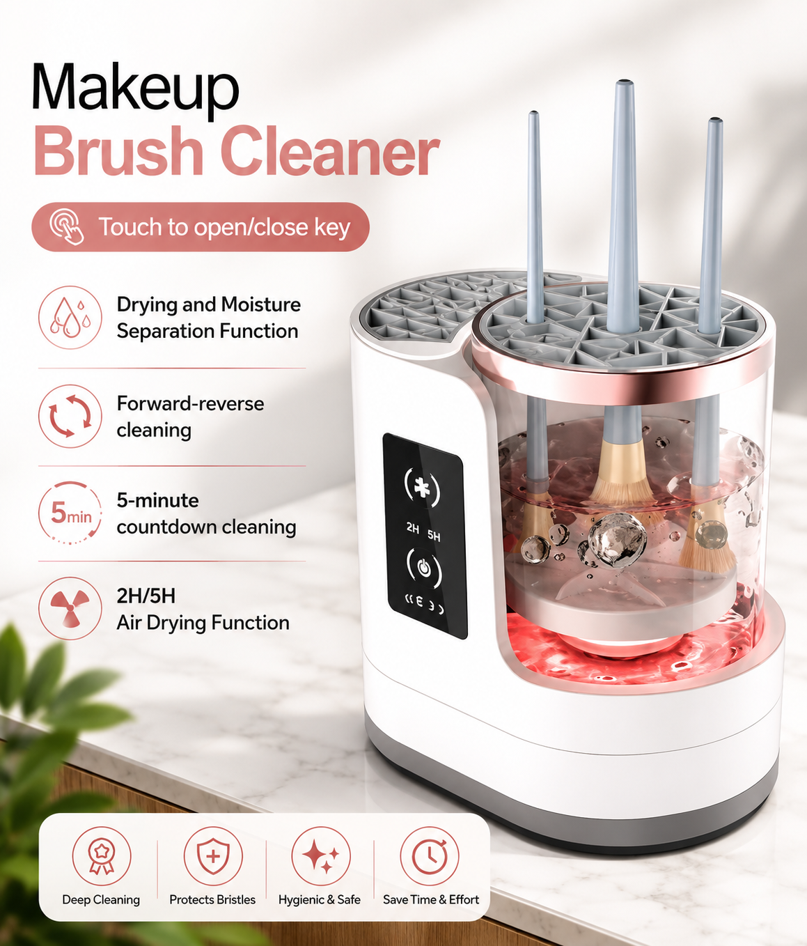 Electric Makeup Brushs Cleaneing Machine
