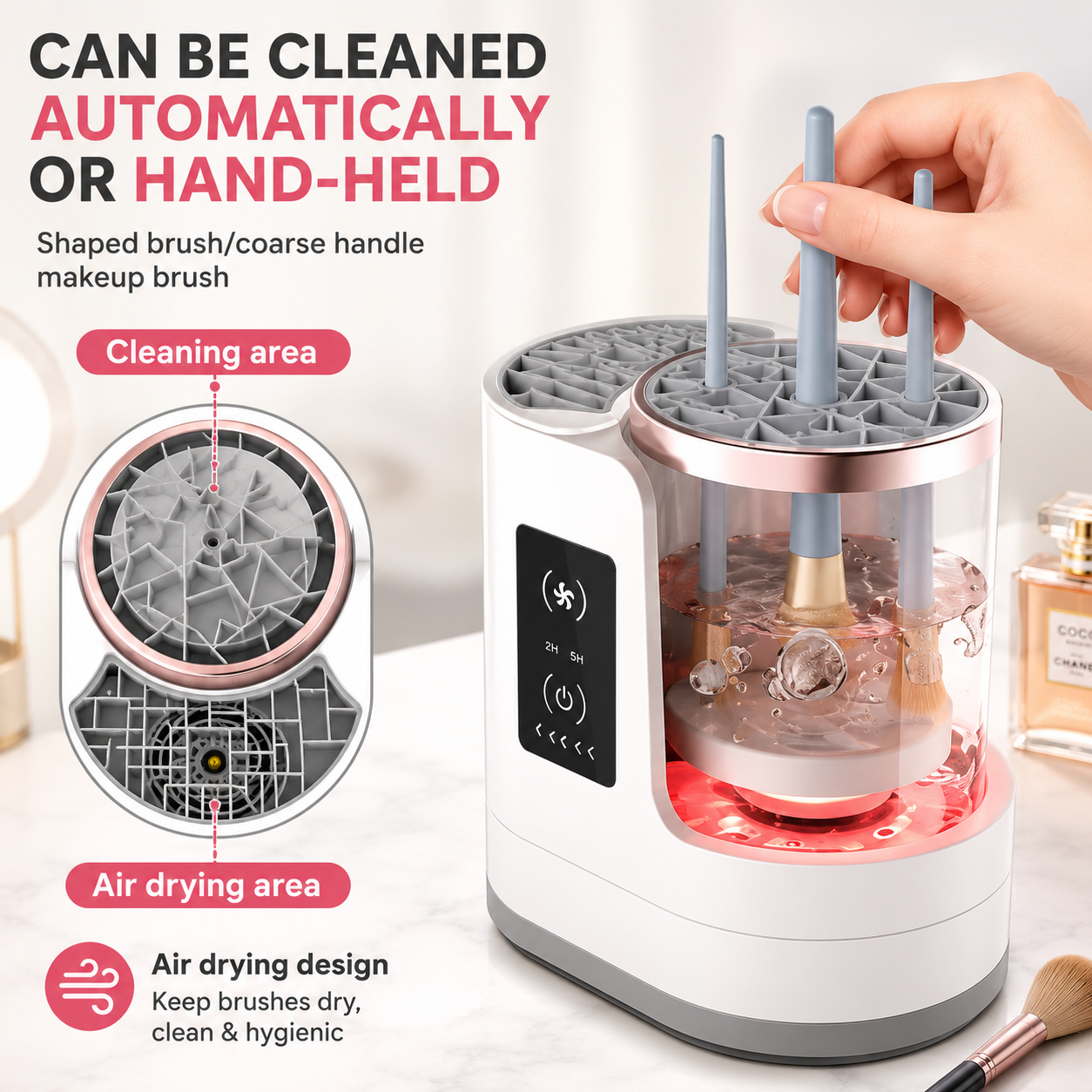 Electric Makeup Brushs Cleaneing Machine