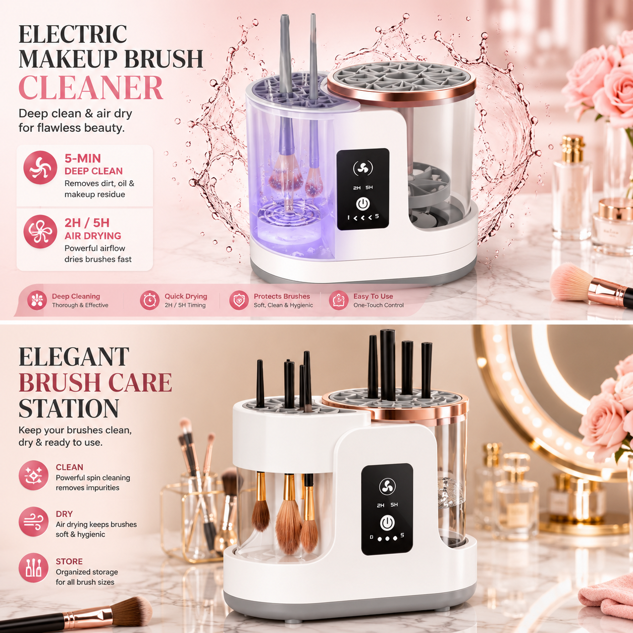 Electric Makeup Brushs Cleaneing Machine