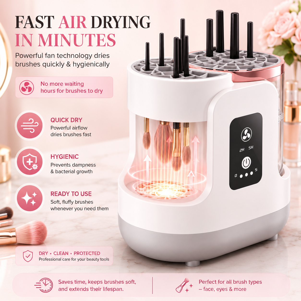 Electric Makeup Brushs Cleaneing Machine