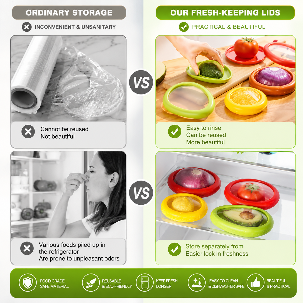 VeggieVault™ – Leak-Proof Fresh Keeper