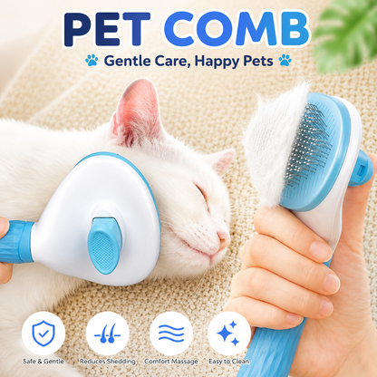 FluffyFlow™ Dog & Cat Grooming Brush