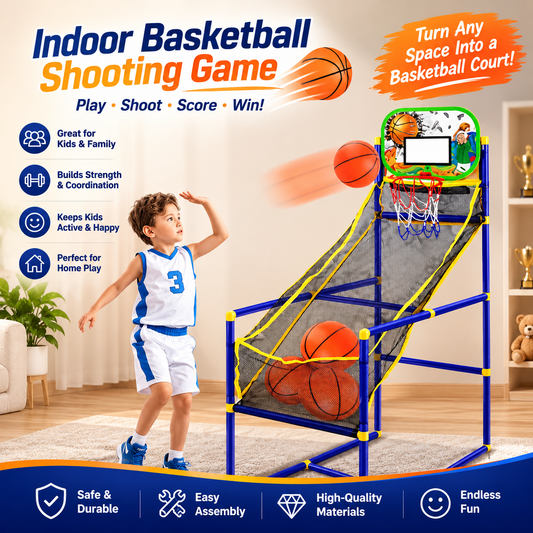 Bounce & Score™ | Kids Arcade Basketball Game Set