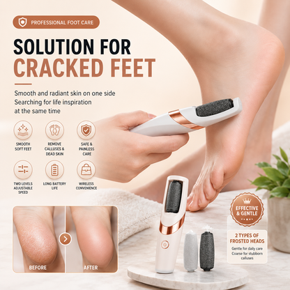 HeelGlow Pro™ | Electric Callus Remover