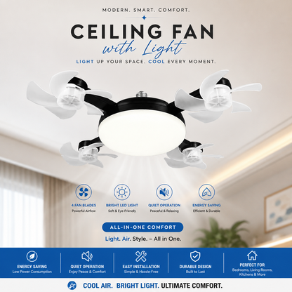 AeroGlow™ Smart Ceiling Fan Light