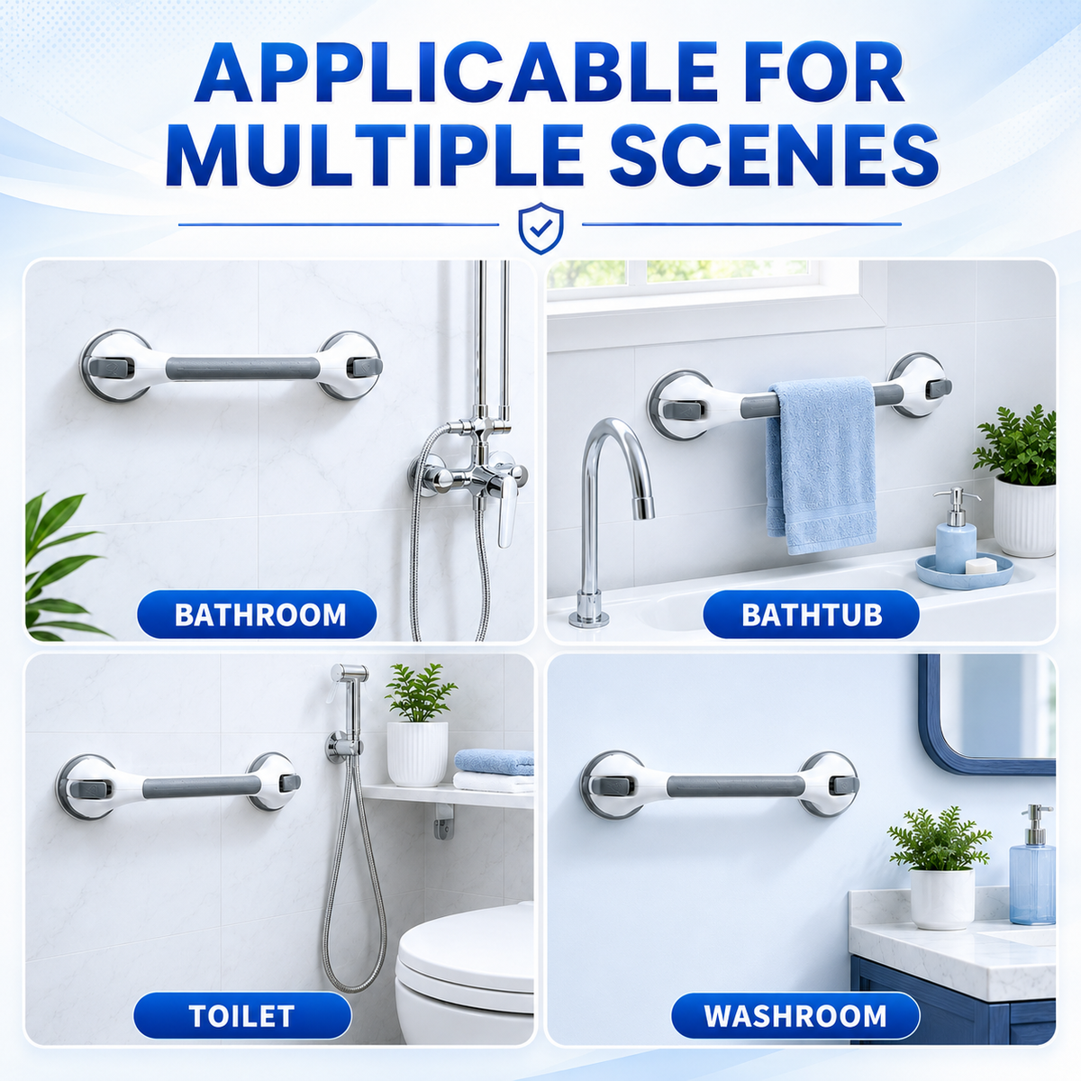ComfortGrip™ | Bathroom Safety Support Bar