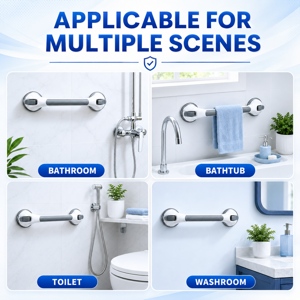 ComfortGrip™ | Bathroom Safety Support Bar