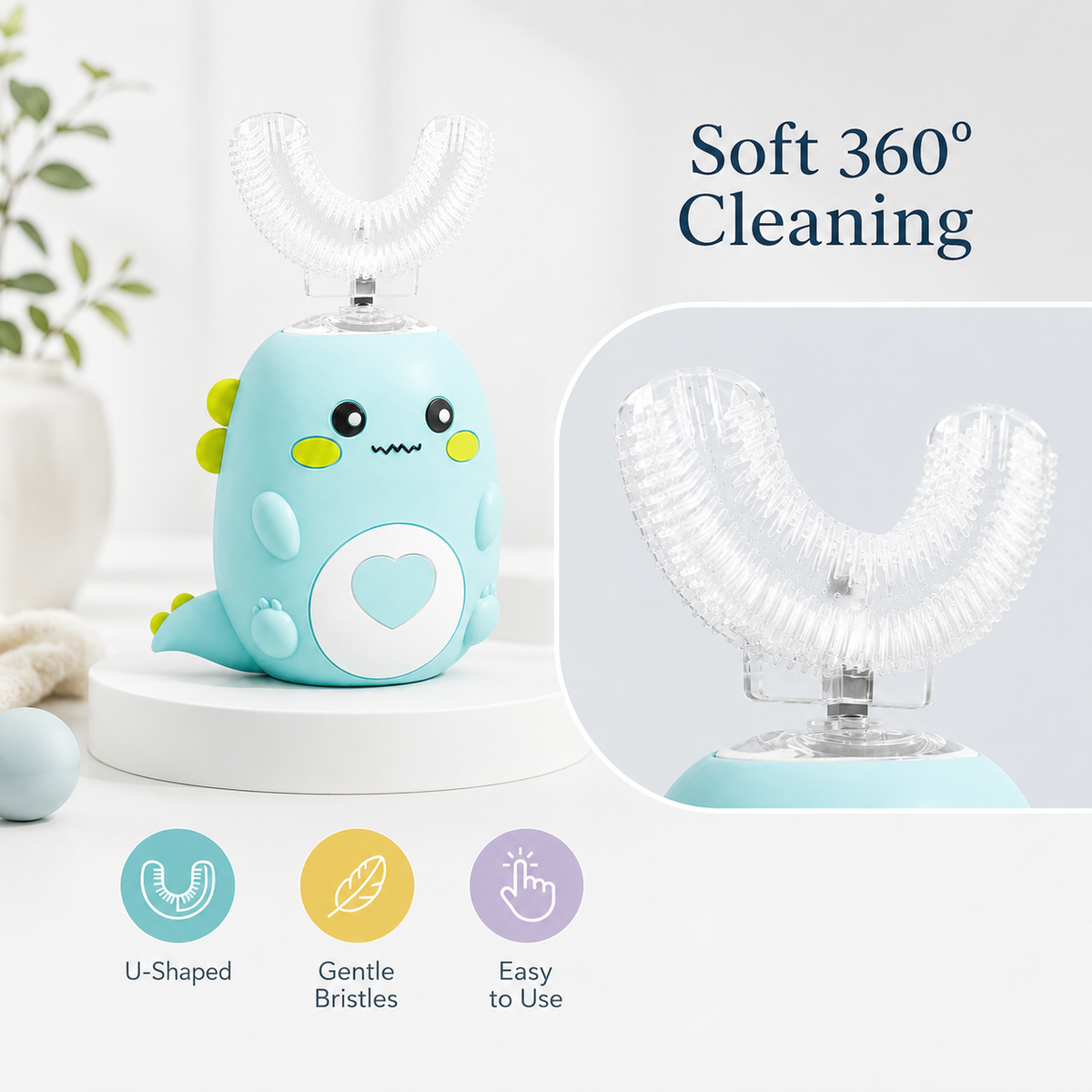 SparkleSmile™ | 360° Automatic Sonic Kids Toothbrush