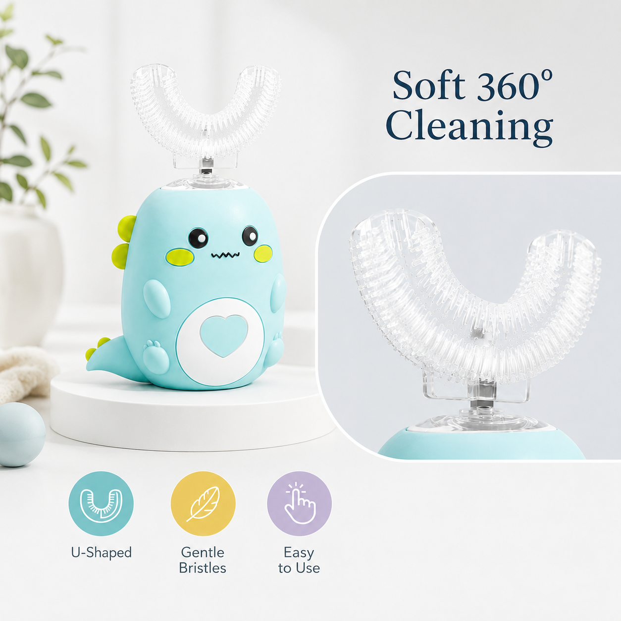 SparkleSmile™ | 360° Automatic Sonic Kids Toothbrush
