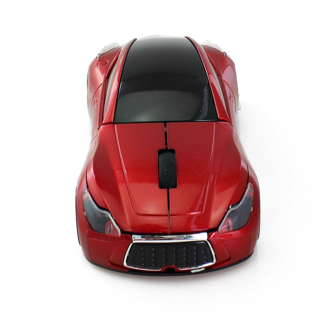 Premium Sports Car Wireless Mouse – Plug & Play USB Mouse for PC & Laptop