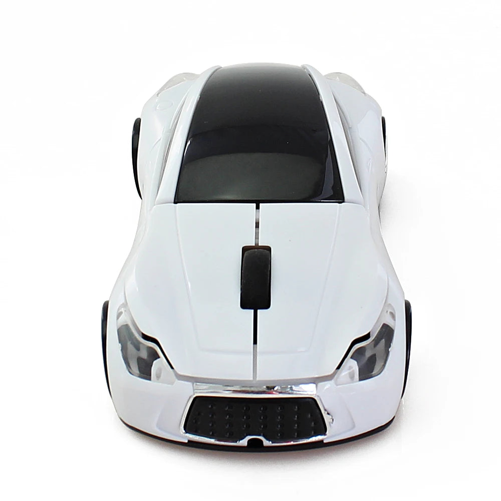 Premium Sports Car Wireless Mouse – Plug & Play USB Mouse for PC & Laptop