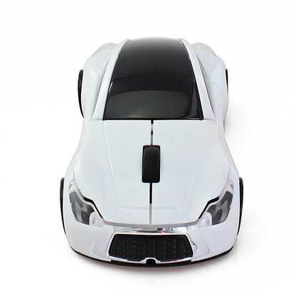 Premium Sports Car Wireless Mouse – Plug & Play USB Mouse for PC & Laptop