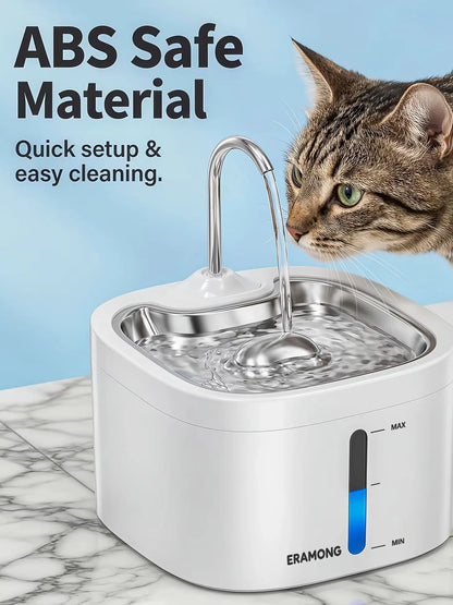 PawPure™ | Stainless Steel Pet Water Fountain